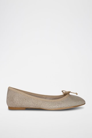 Ballerines en cuir de chèvre - Gris
