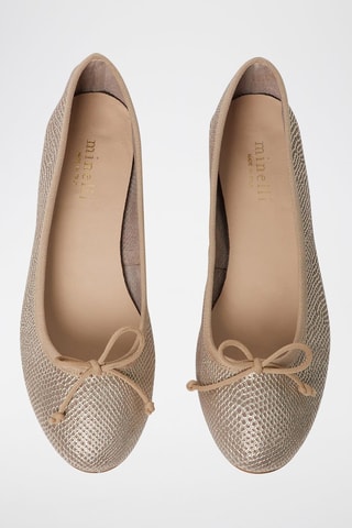 Ballerines en cuir de chèvre - Gris