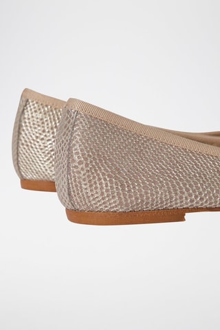 Ballerines en cuir de chèvre - Gris