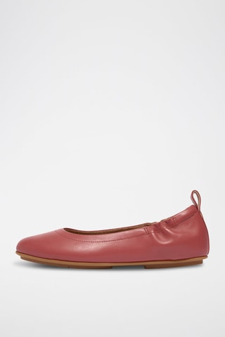 Leren Ballerina’s - Roze