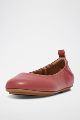 Leren Ballerina’s - Roze