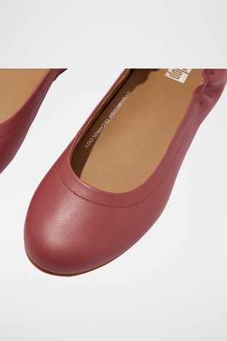 Leren Ballerina’s - Roze