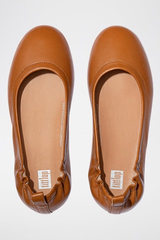 Leren Ballerina’s - Bruin