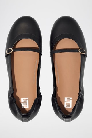 Leren Ballerina’s - Zwart