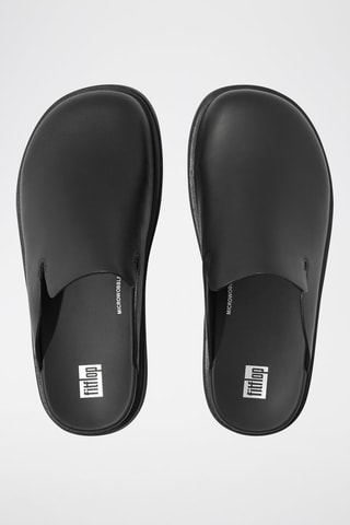 Leren Clogs Zwart