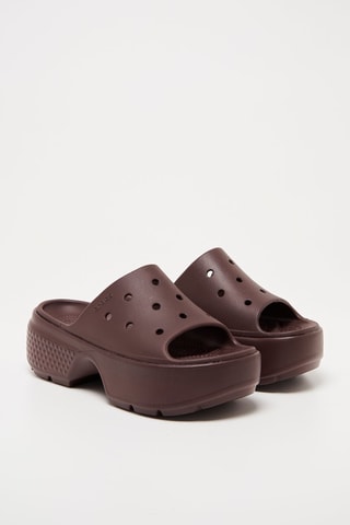 Muiltjes Stomp Slide - Bruin