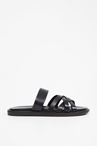 Mules en cuir Nicolau -Noir