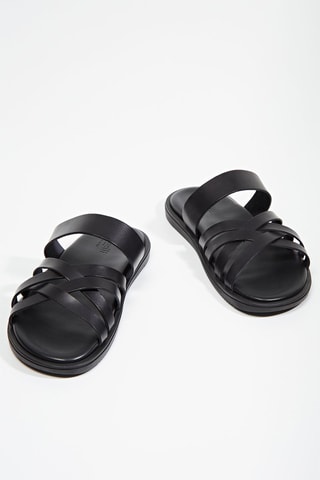 Mules en cuir Nicolau -Noir