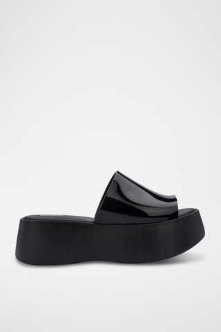 Platform Muiltjes Becky - Zwart