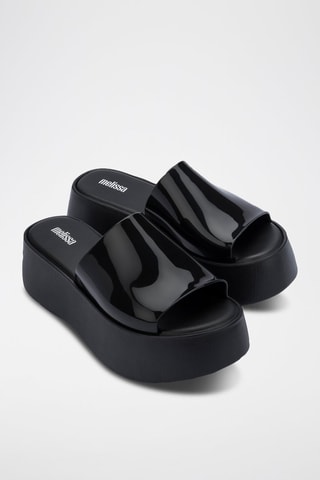 Platform Muiltjes Becky - Zwart