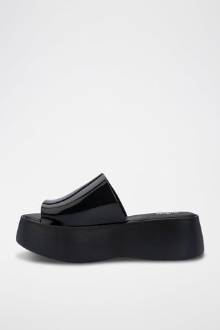 Platform Muiltjes Becky - Zwart