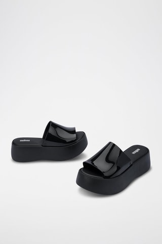 Platform Muiltjes Becky - Zwart