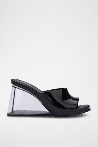 Mules compensées Darling - Noir