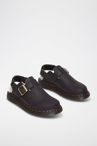 Leren Muiltjes Jorge II Archive Pull Up - Zwart