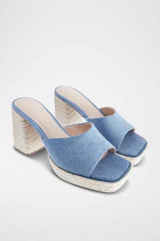 Mules de salto de ganga Jacil - Azul-celeste