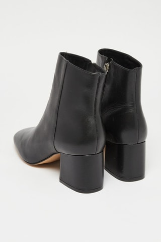 Bottines en cuir - Noir