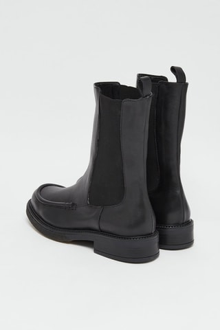 Bottines Chelsea en cuir de veau - Noir