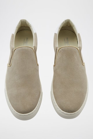 Slip-on en nubuck Cazoon - Taupe