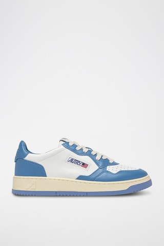 Sapatilhas em couro Medalist - Azul