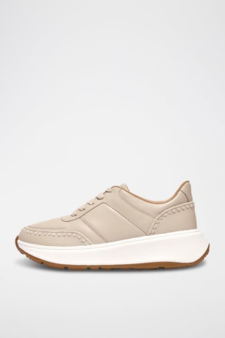 Leren Sneakers - Beige