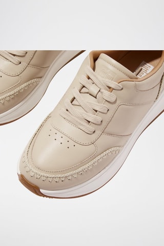 Leren Sneakers - Beige