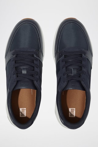 Leren Sneakers - Marineblauw