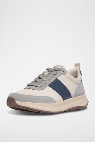 Leren Sneakers - Beige