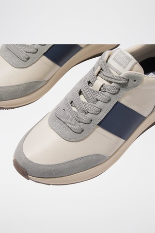 Leren Sneakers - Beige