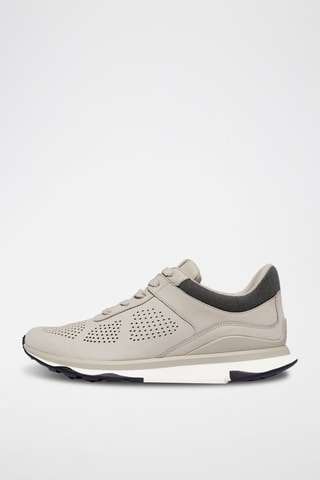 Leren Sneakers - Beige