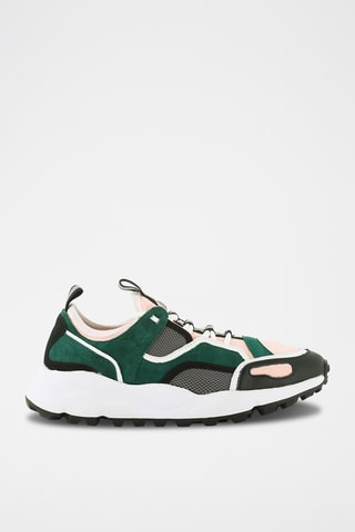 Kalfsleren Sneakers Popi - Groen