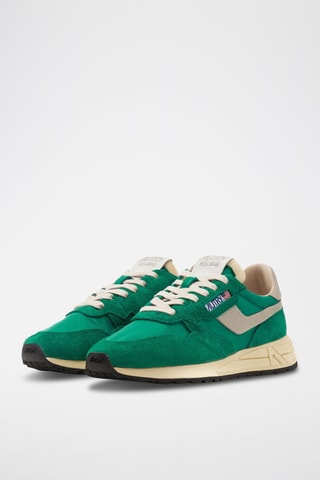 Sapatilhas em couro Reelwind - Verde