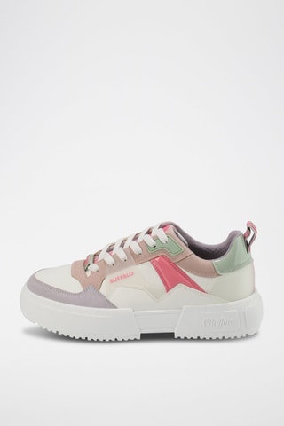 Vegan Leren Sneakers RSE V2 - Wit en Roze