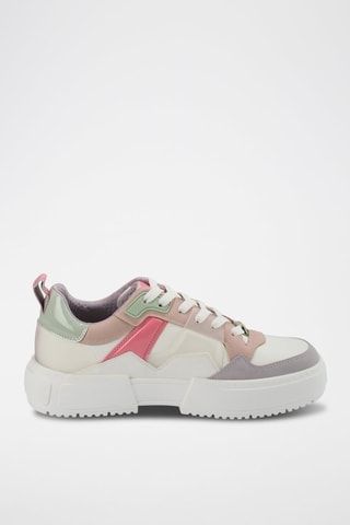 Vegan Leren Sneakers RSE V2 - Wit en Roze