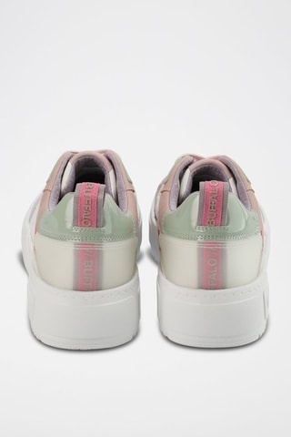 Vegan Leren Sneakers RSE V2 - Wit en Roze