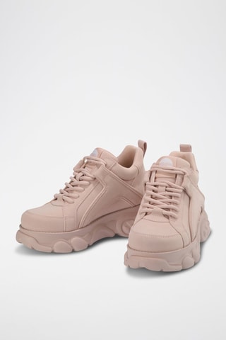 Vegan Leren Platform Sneakers Cld Corin - Roze
