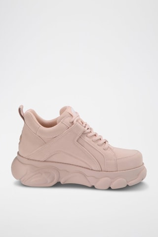 Vegan Leren Platform Sneakers Cld Corin - Roze