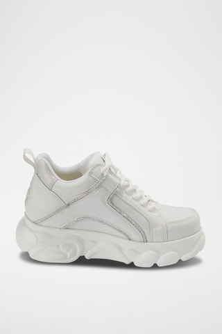 Leren Sneakers Vegan 
Wit