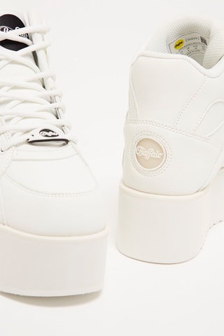Hoge Platform Sneakers 1300-6 - Vegan - Wit 