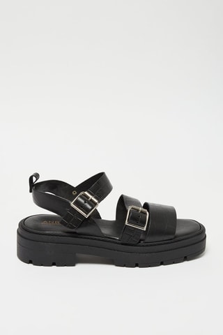 Leren Sandalen Ukelele - Zwart