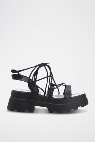 Platform Sandalen Ukie - Zwart