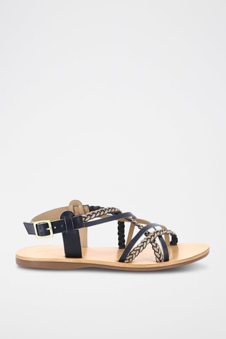 Leren  Sandalen Rosane - Marineblauw