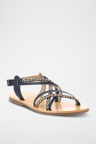 Leren  Sandalen Rosane - Marineblauw