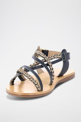 Leren  Sandalen Rosane - Marineblauw