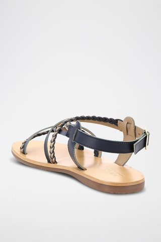 Leren  Sandalen Rosane - Marineblauw