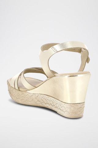 Sandales compensées Robyn - Doré