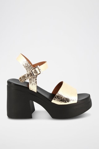 Sandalen met Hak Talita - Goudkleurig