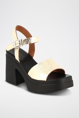 Sandalen met Hak Talita - Goudkleurig