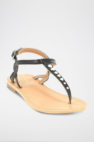 Leren Sandalen Rosy - Zwart