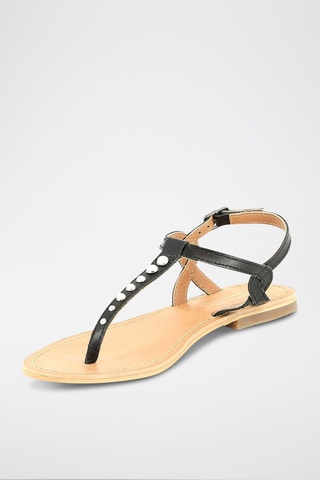 Leren Sandalen Rosy - Zwart