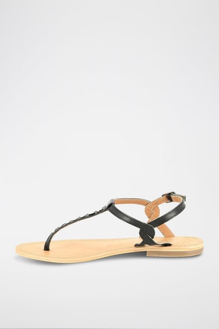 Leren Sandalen Rosy - Zwart